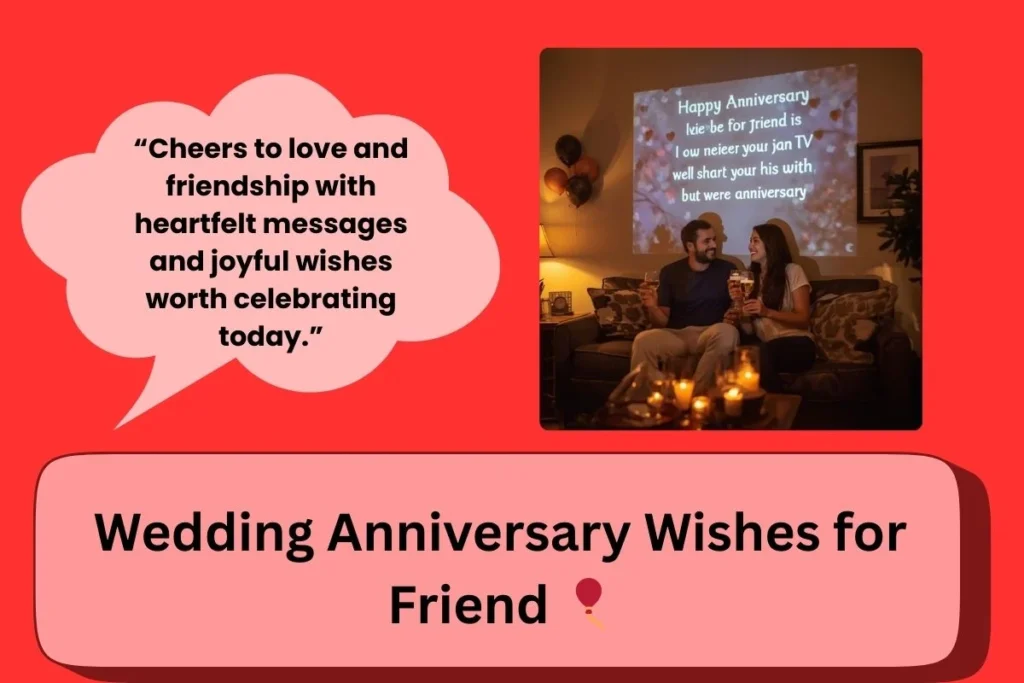 Wedding Anniversary Wishes Friend