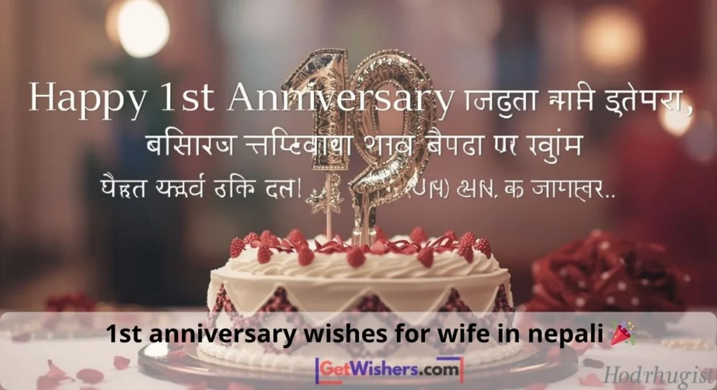 1st Anniversary Wishes For Wife In Nepali