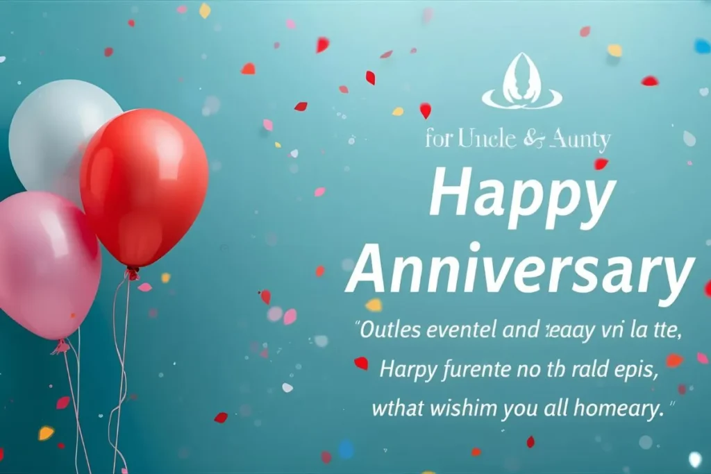 Anniversary wishes for uncle and aunty