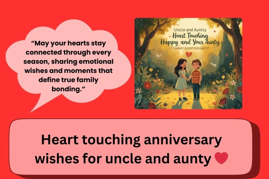 Heart Touching Anniversary Wishes For Uncle And Aunty