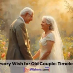 Wish old couple