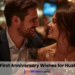 First wedding anniversary wishes for husband