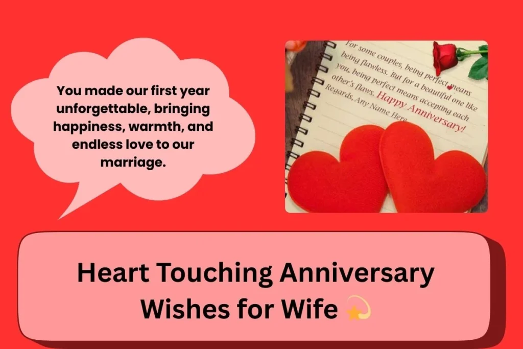 Heart Touching Anniversary Wishes For Wife