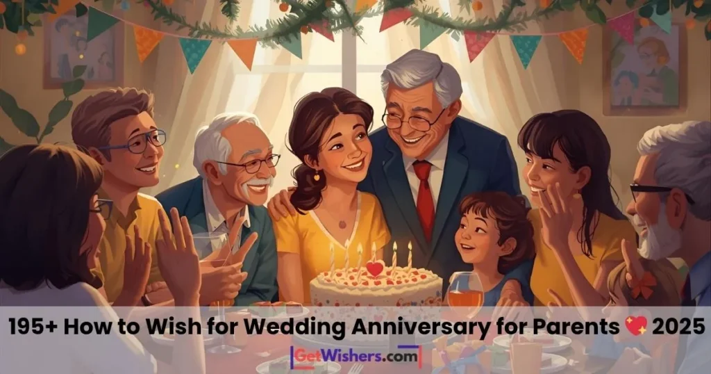 Wedding anniversary wish parents