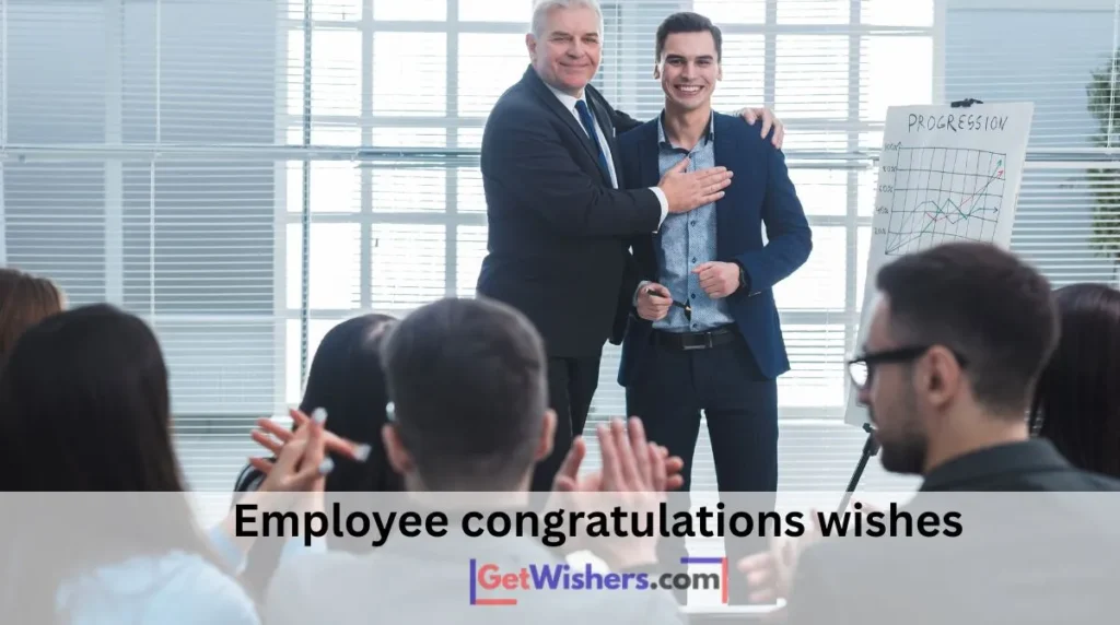 Employee congratulations wishes