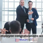 Employee congratulations wishes