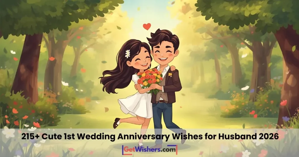1st wedding anniversary wishes for husband