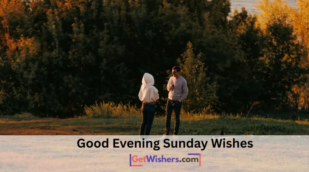 Good Evening Sunday Wishes