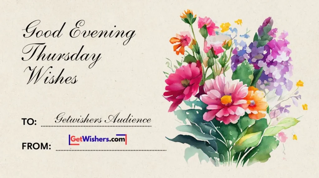 Good Evening Thursday Wishes