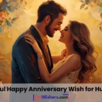 Happy anniversary wish for husband