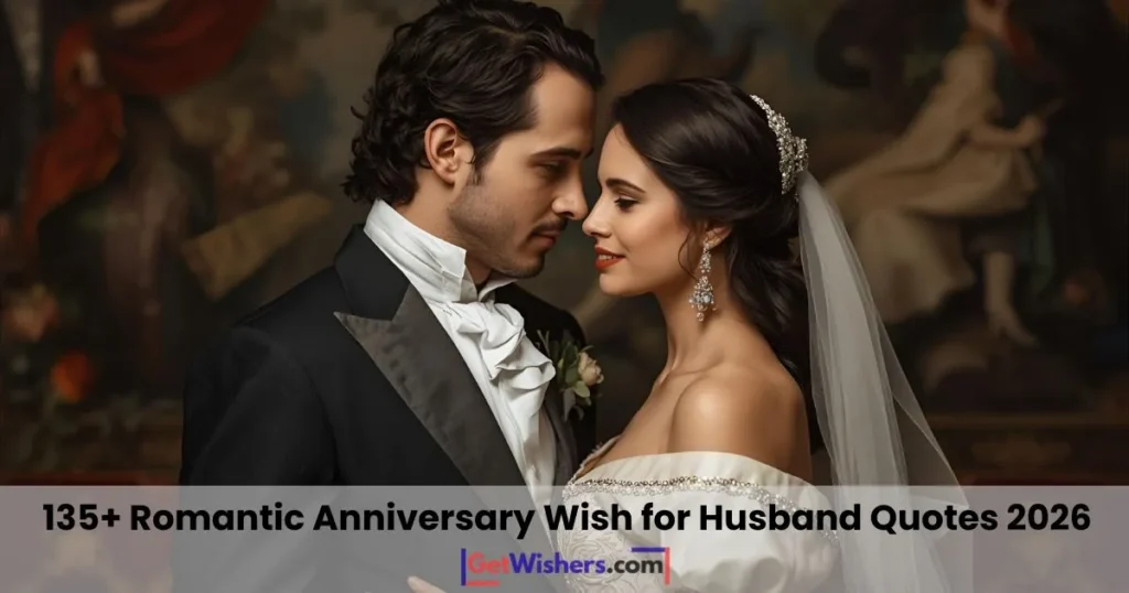 Romantic anniversary wish for husband