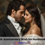 Romantic anniversary wish for husband