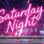 Saturday good night wishes