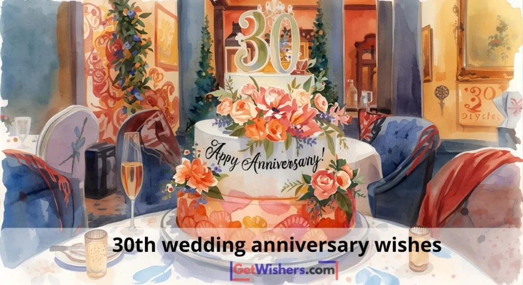 30th Wedding Anniversary Wishes