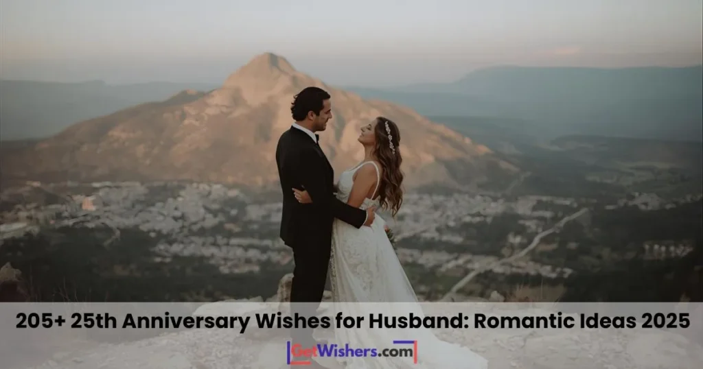 25th anniversary wish for husband