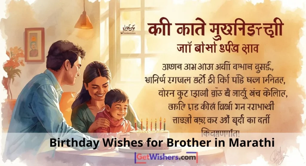 Birthday Wishes Brother Marathi