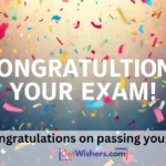Congratulations Passing Exam