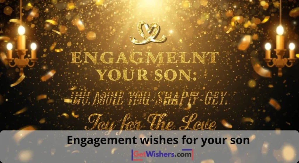 Engagement Wishes Son