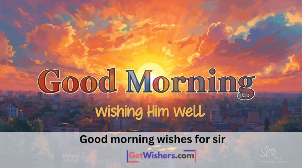 Good Morning Wishes Sir