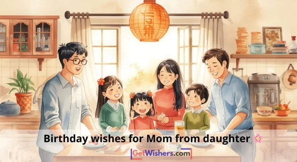 Birthday Wishes For Mom From Daughter