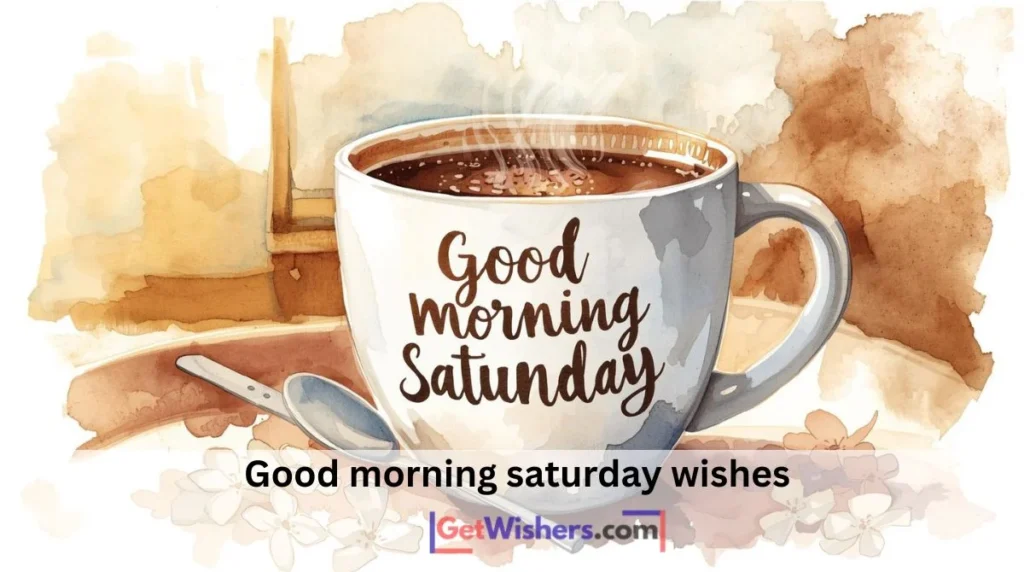 Good Morning Saturday Wishes