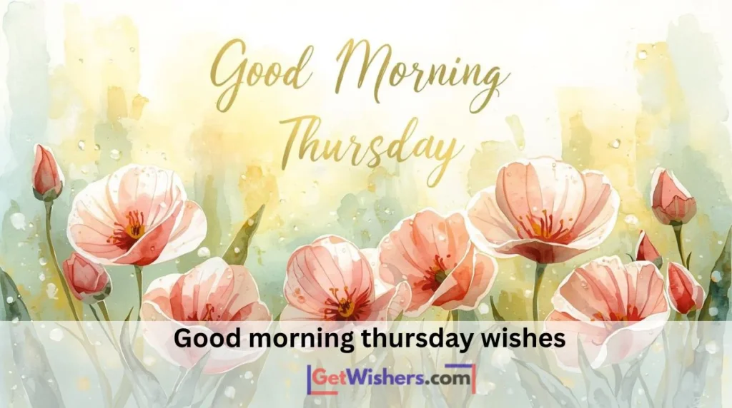 Good Morning Thursday Wishes