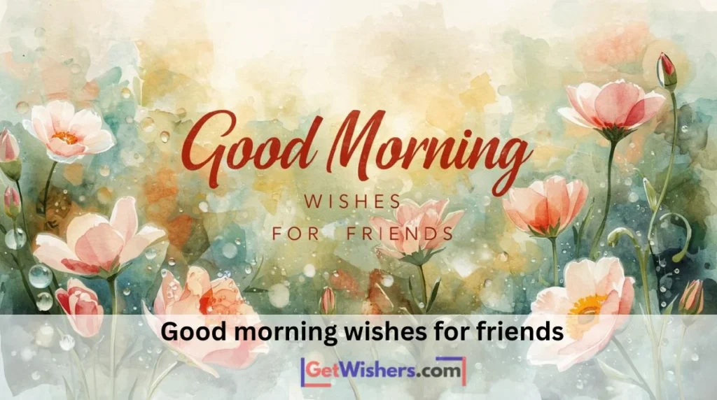 Good Morning Wishes Friends