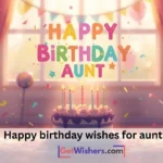 Happy birthday wishes for aunt