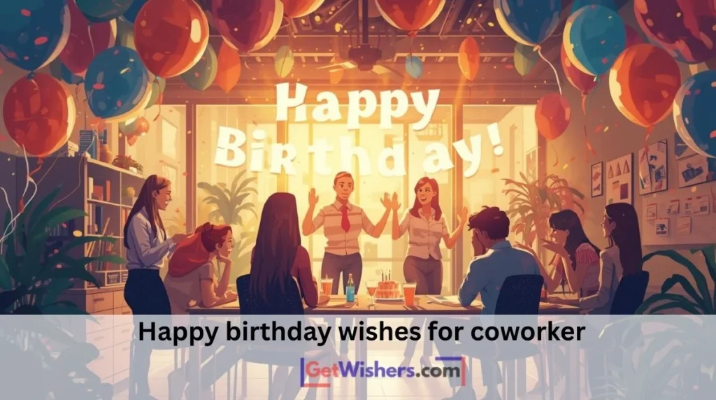Happy Birthday Wishes Coworker