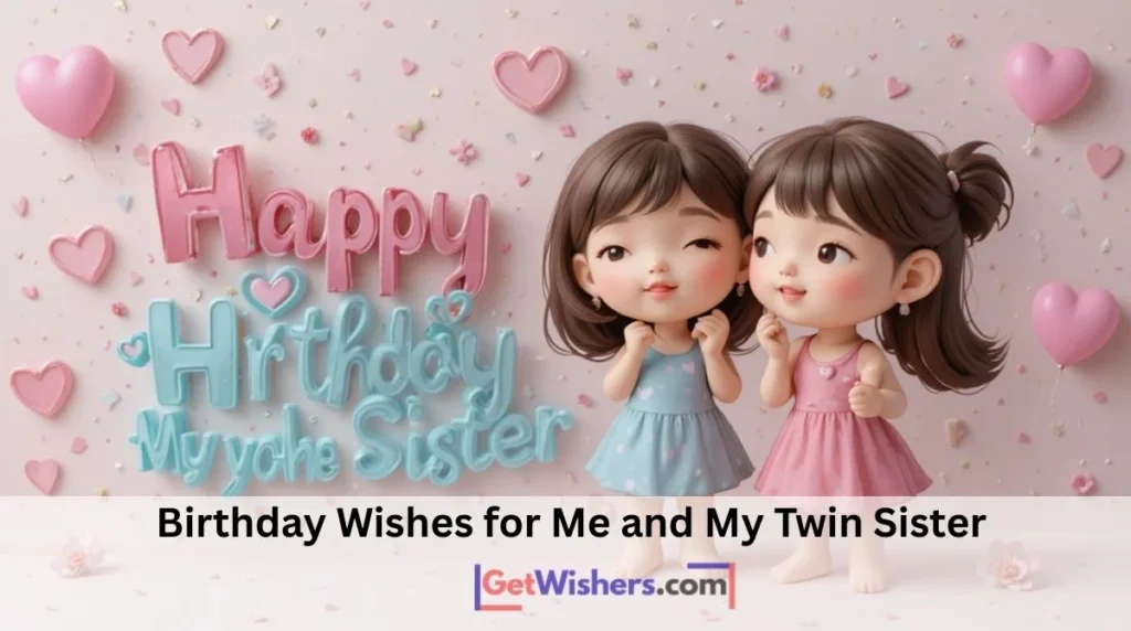 Heart Touching Birthday Wishes For Me And My Twin Sister