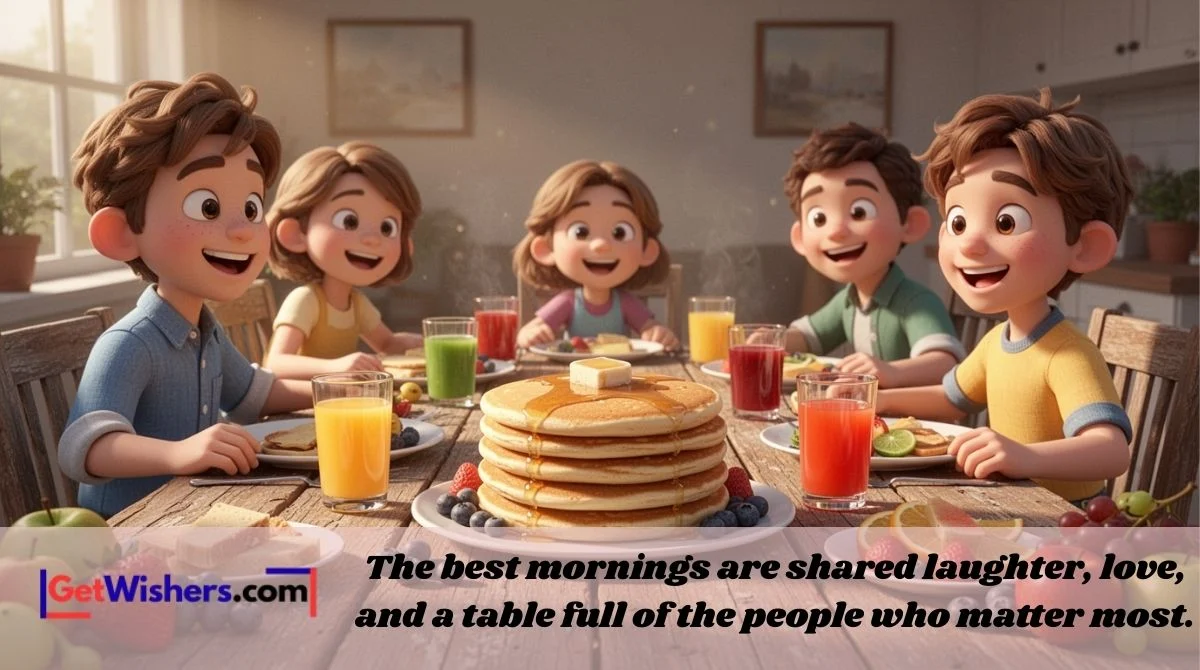 Family Breakfast Photo Good Morning Start Your Day Right