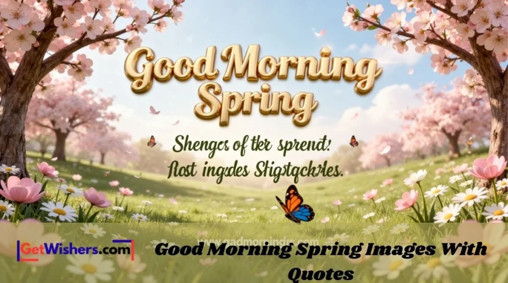 Good Morning Spring Images With Quotes