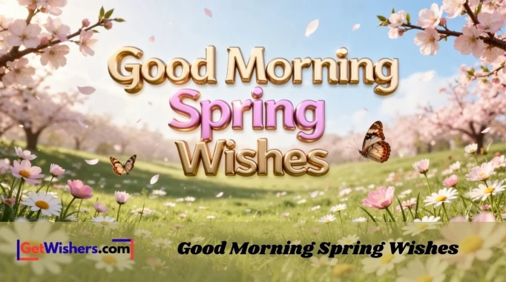 Good Morning Spring Wishes