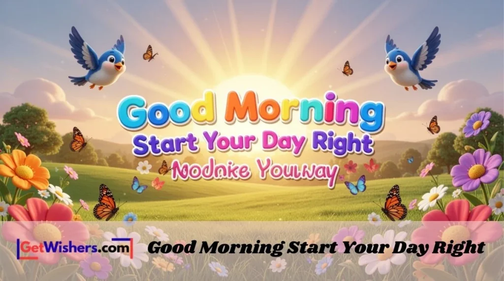 Good Morning Start Your Day Right