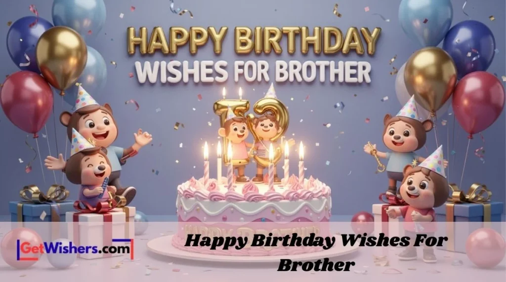 Happy Birthday Wishes For Brother