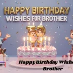Happy Birthday Wishes For Brother