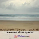 Leave Alone Quotes