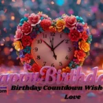 Birthday Countdown Wishes For My Love