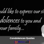 Condolences Quotes