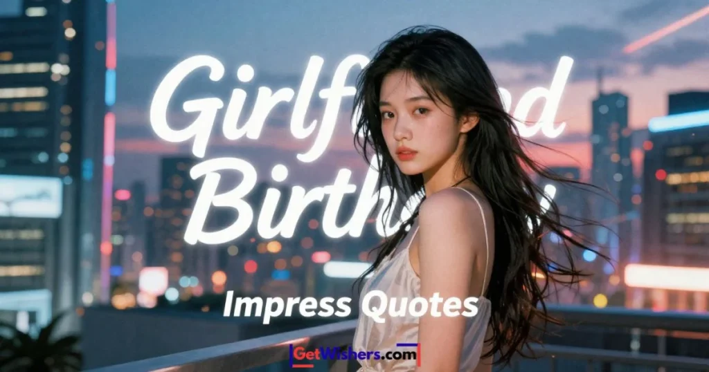 Girlfriend Birthday Impress Quotes