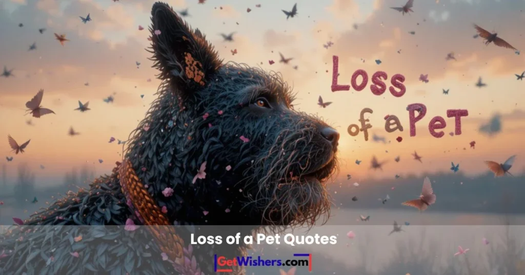 Loss Of A Pet Quotes