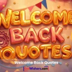 Welcome Back Quotes