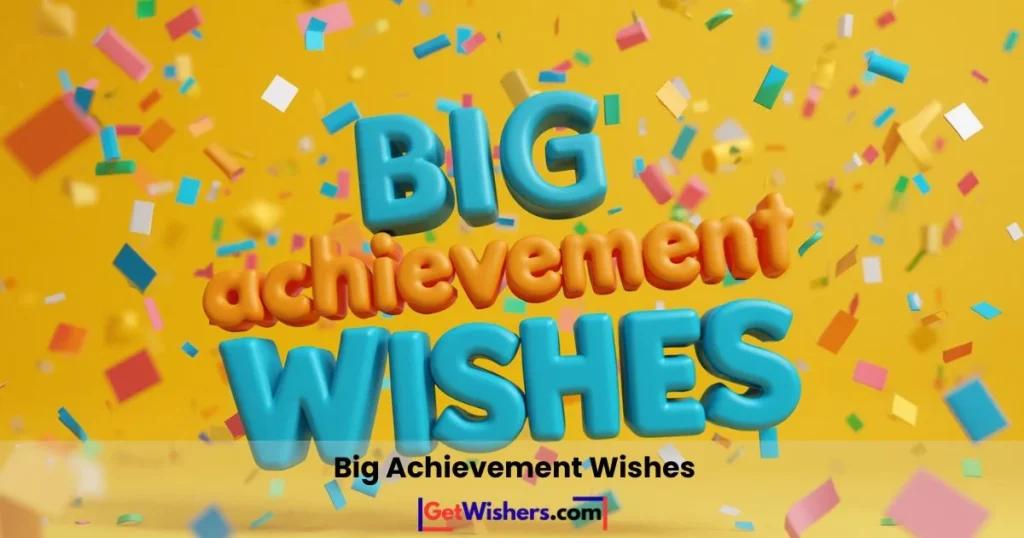 Big Achievement Wishes