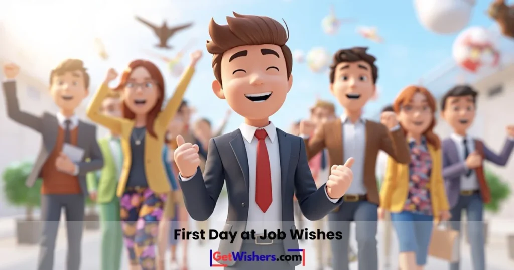 First Day At Job Wishes