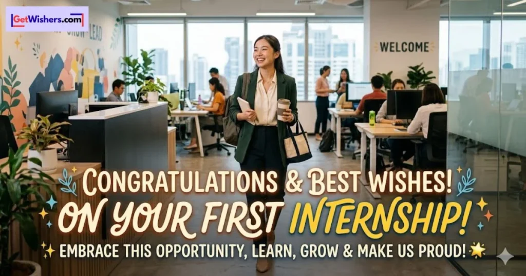 First Internship Wishes