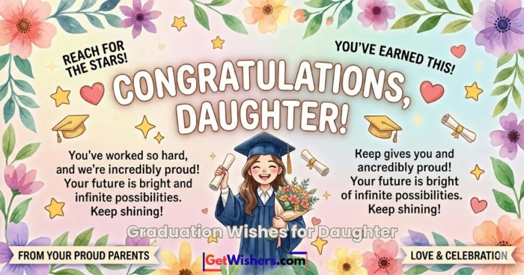 Graduation Wishes For Daughter