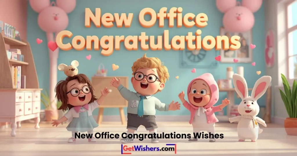 New Office Congratulations Wishes