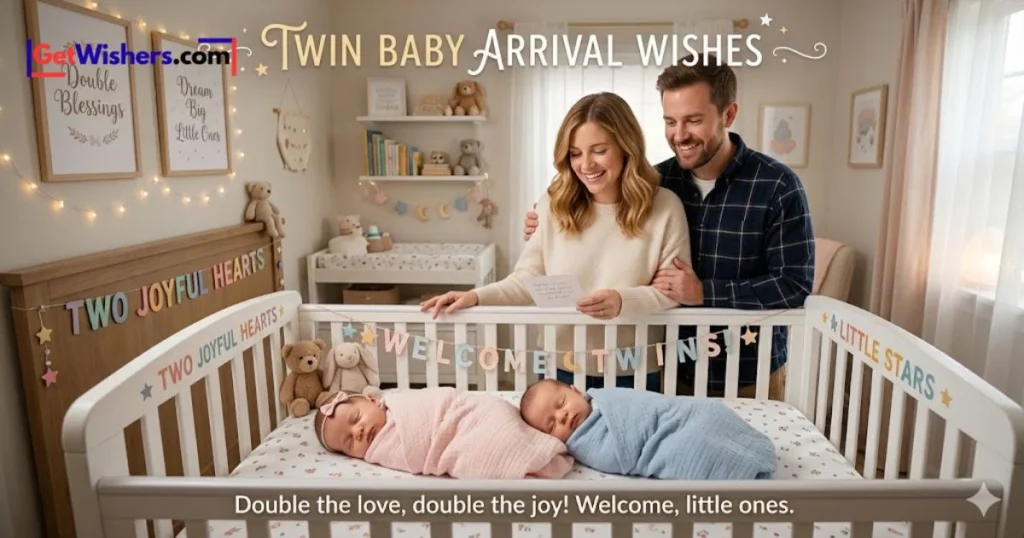 Twin Baby Arrival Wishes