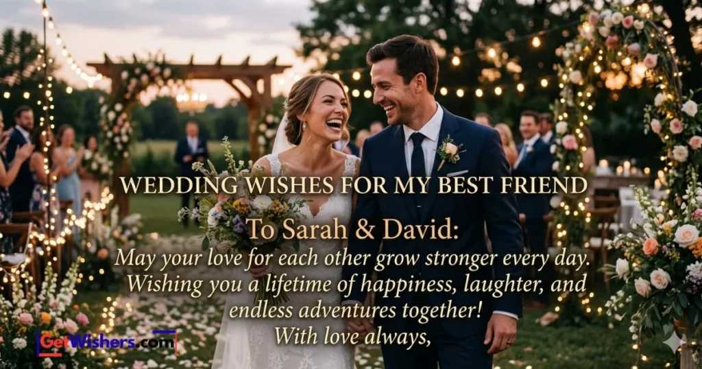 Wedding Wishes For Best Friend