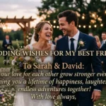 Wedding Wishes For Best Friend